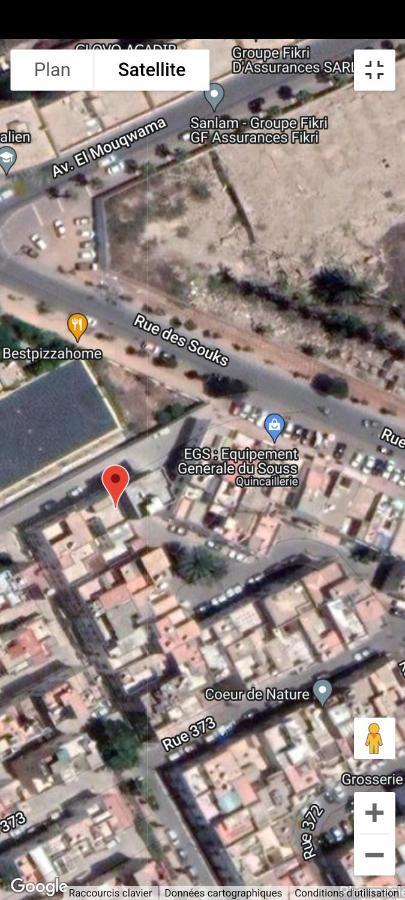 Appartement Meuble Pres Du Grand Souk Elhad Agadir Eksteriør bilde